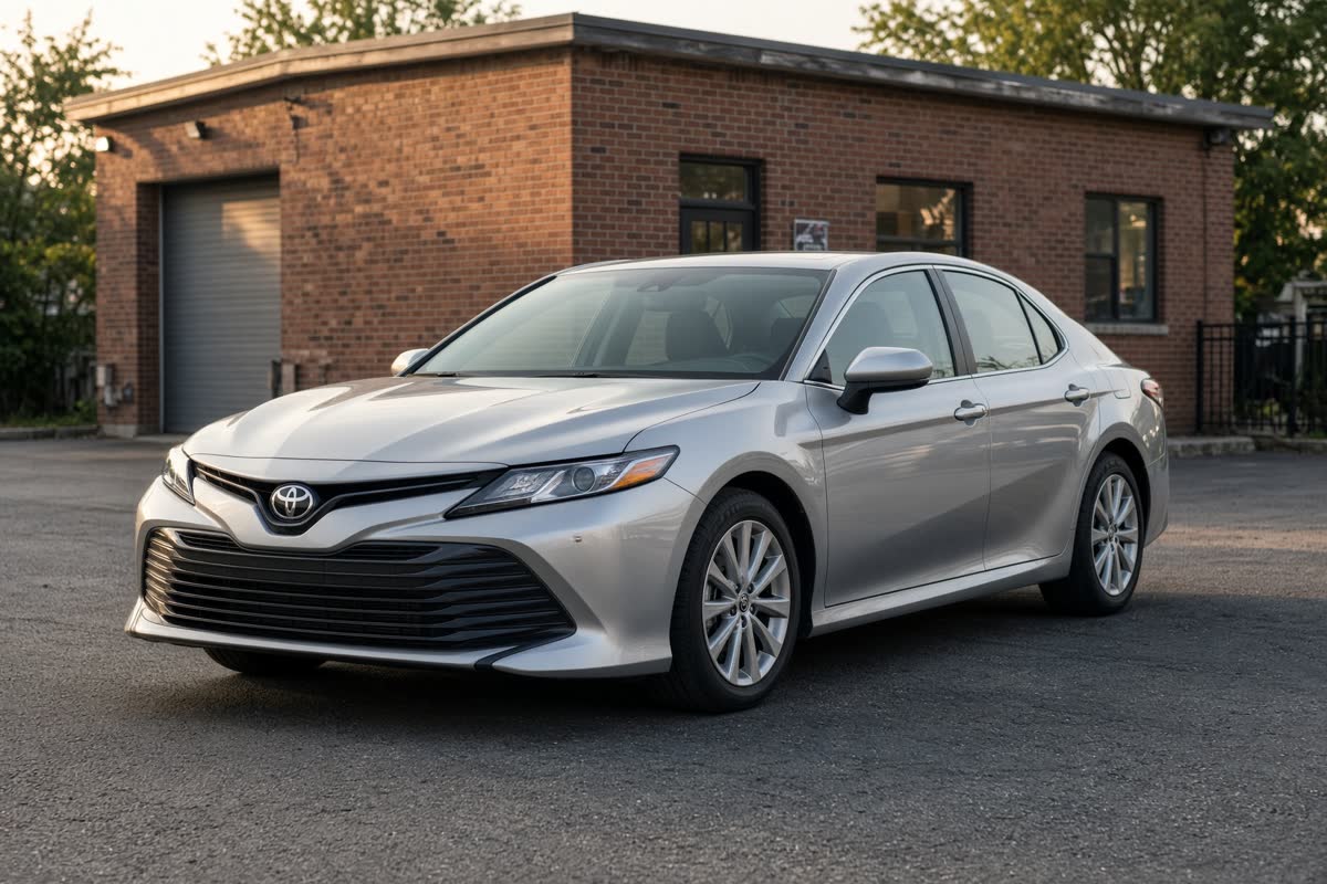2021 Toyota Camry SE in silver