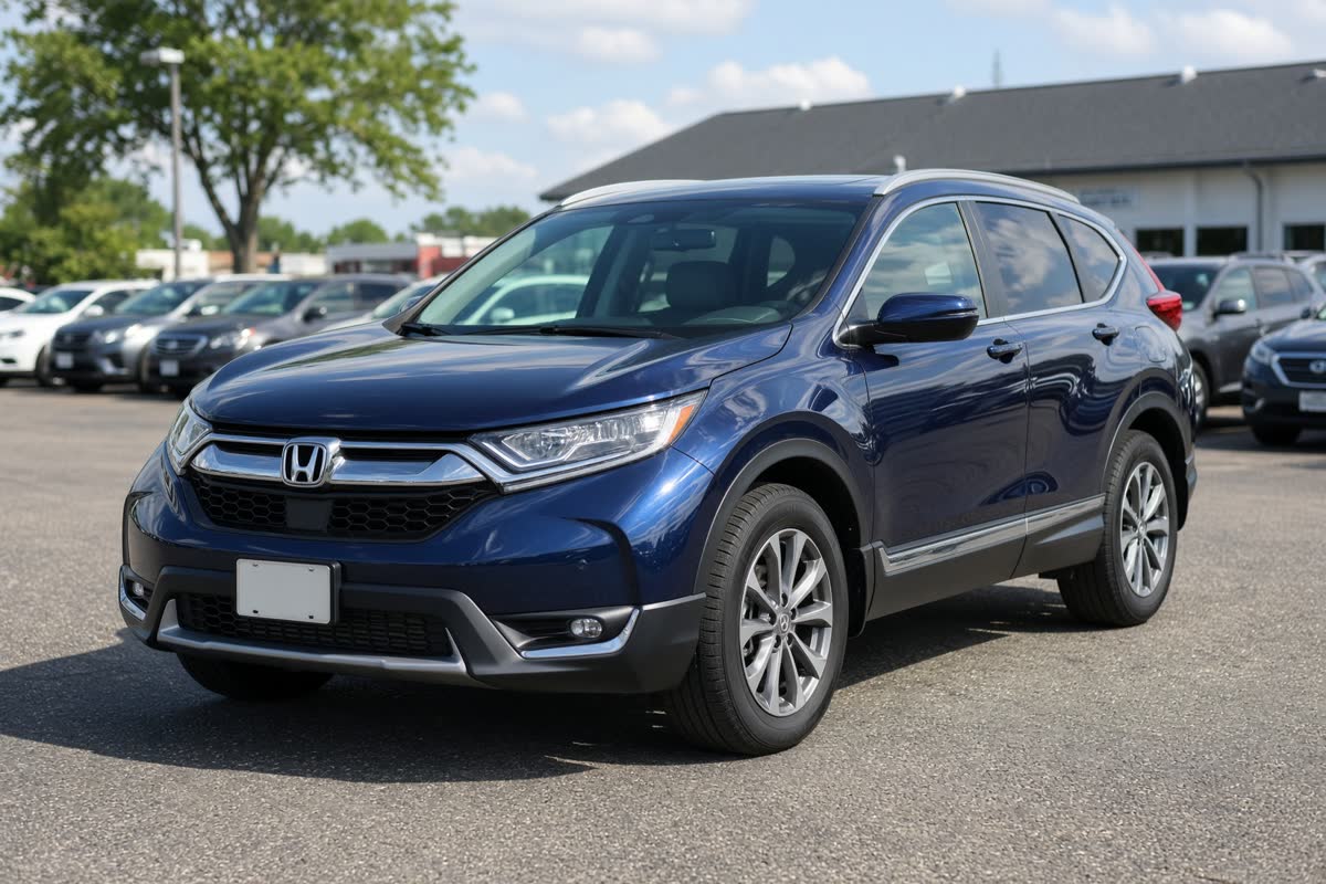 2019 Honda CR-V EX in deep blue