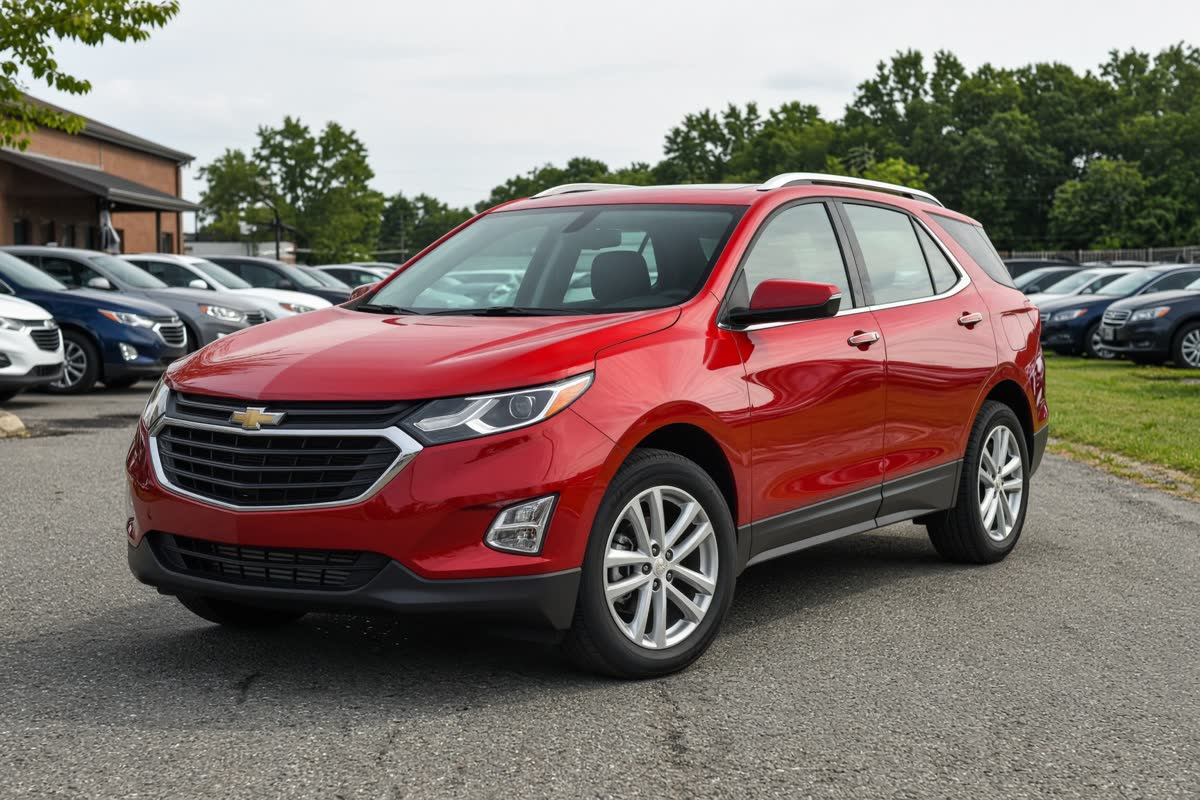 2018 Chevrolet Equinox LT in red